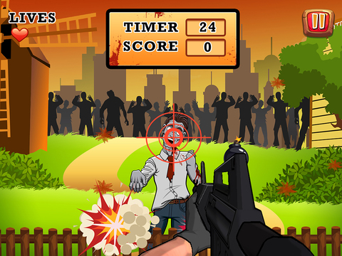 【免費遊戲App】A Head Shoot Zombie Attack - A Plague of Monster Hunters Pro-APP點子