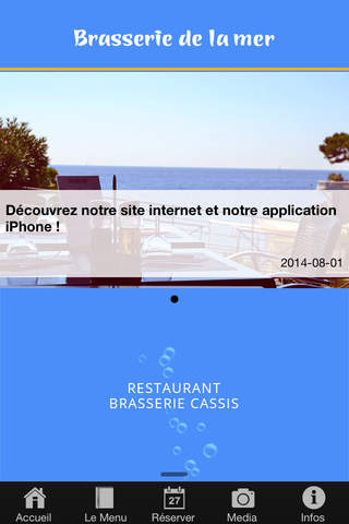 Brasserie de la mer - Restaurant Cassis screenshot 2