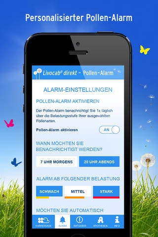 Livocab® direkt Pollen-Alarm-App screenshot 4