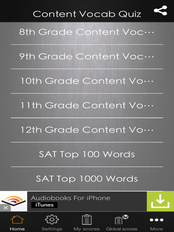 【免費遊戲App】Content Vocab Quiz-APP點子