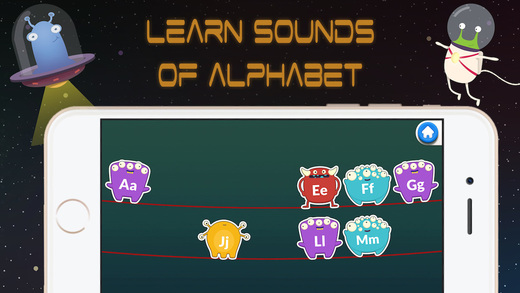 【免費教育App】Phonics ABCD Monsters : Alphabet Consonant Sounds Playtime for Toddlers in Montessori & Kindergarten FREE-APP點子