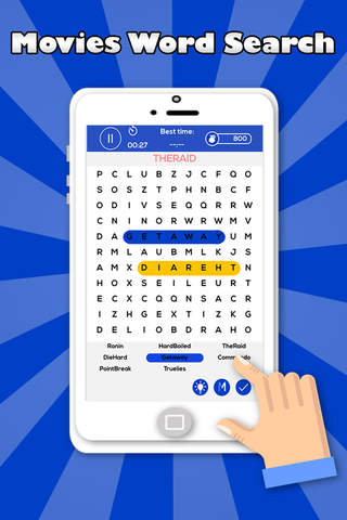 Words Search Epic Movies Puzzle Games screenshot 4