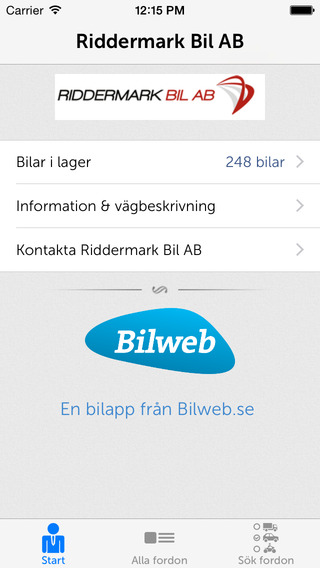 【免費商業App】Riddermark Bil AB-APP點子