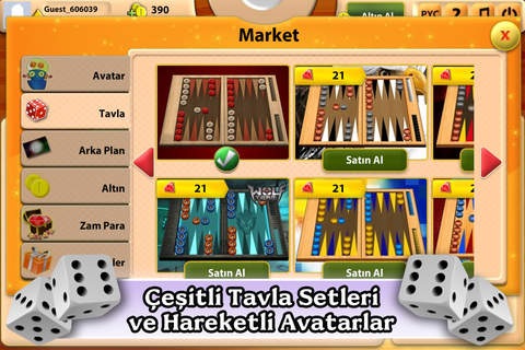 Maxi Tavla screenshot 3