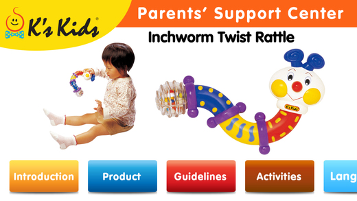K's Kids Parents' Support Center : Inchworm Twist Rattle