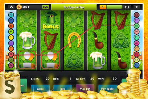 Amazing Leprechaun Slots Pro : Casino Vegas Slots screenshot 2