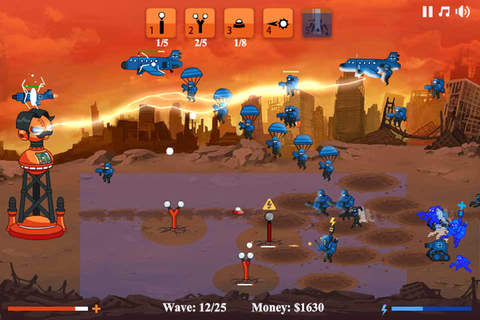 Tesla Defense - Modern War screenshot 2