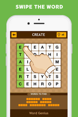 Word Genius - The Most Addictive Word Brain Puzzle Game is on Tour now! screenshot 3