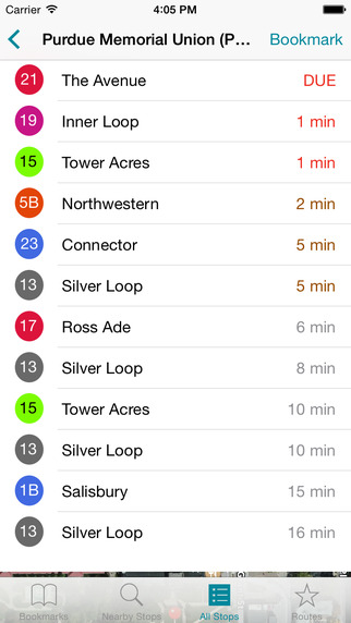 【免費交通運輸App】Bus, for Purdue, Lafayette, and West Lafayette-APP點子