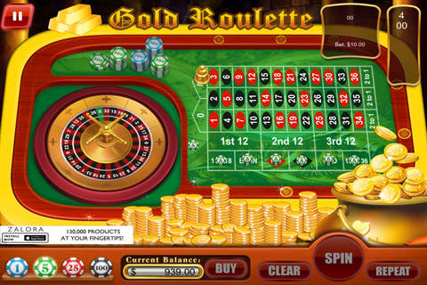 Roulette House of Gold Rich Hit Casino Plus & Games in Las Vegas Free screenshot 4