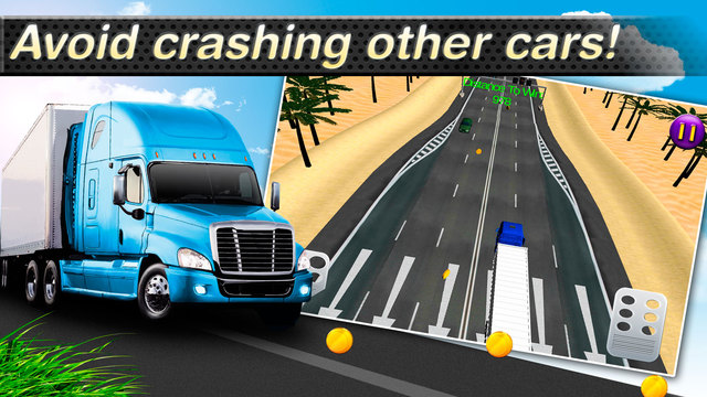 【免費遊戲App】Highway Truck Racer 3D-APP點子