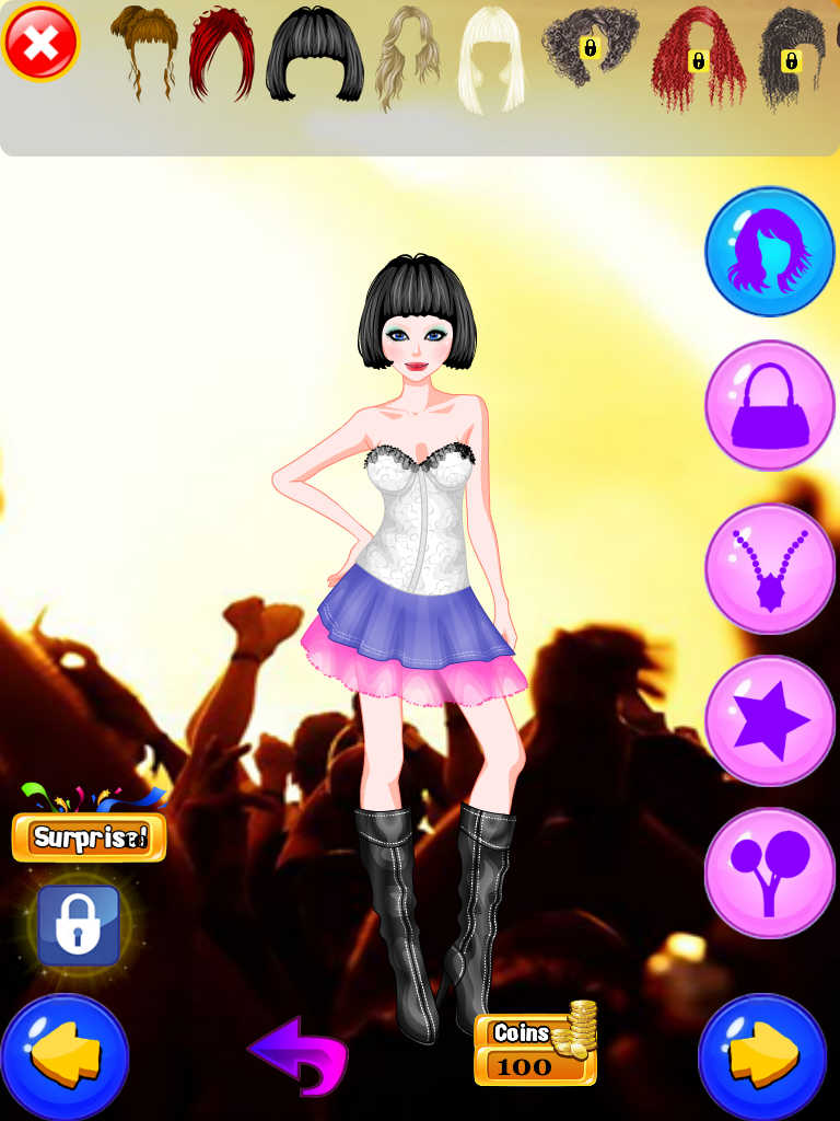 App Shopper Rockstar Girls Rock & Roll Makeover Club Crazy High
