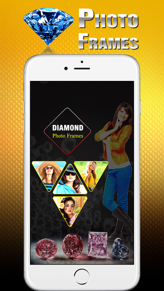 【免費攝影App】Diamond Photo Frames HD-APP點子