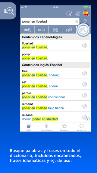 【免費書籍App】Diccionario Advanced English-Spanish/Español-Inglés VOX-APP點子