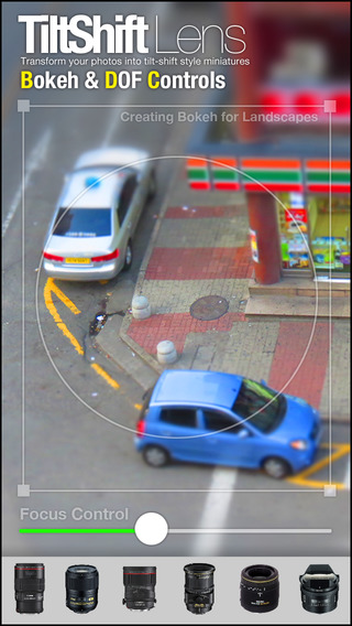 SmartCam - Tilt-shift photography is a creative and unique type of photography