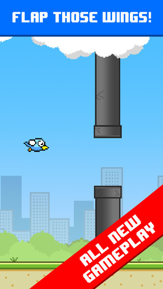 【免費遊戲App】Blue Bird 2: Flappy Resurrection-APP點子