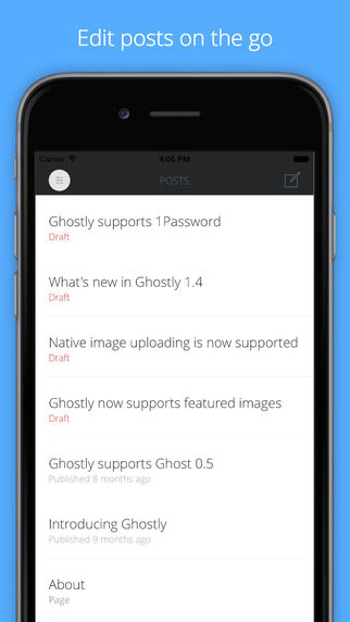 Ghostly — for Ghost blogs