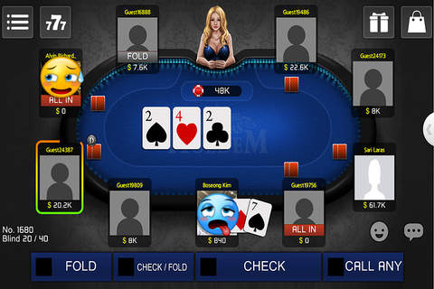 BB Texas Holdem screenshot 2