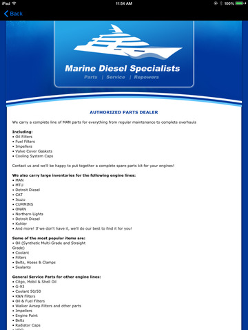 Marine Diesel Specialists HD