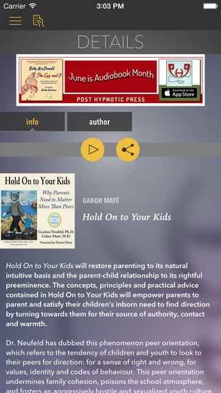 Hold On to Your Kids by Gordon Neufeld and Gabor Maté