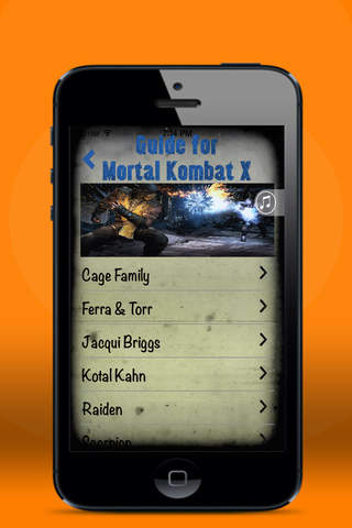 Guide for Mortal Kombat X ™ screenshot 2