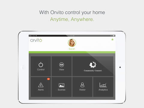 Orvito Home Intelligence OHI Control for iPad