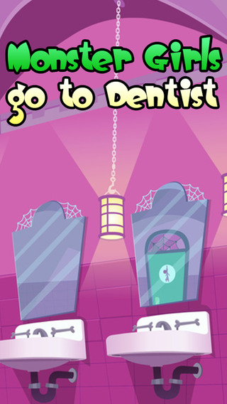 Monster Girls Go to Dentist: Little Crazy Doctor Clinic Tooth Makeover Game for kids