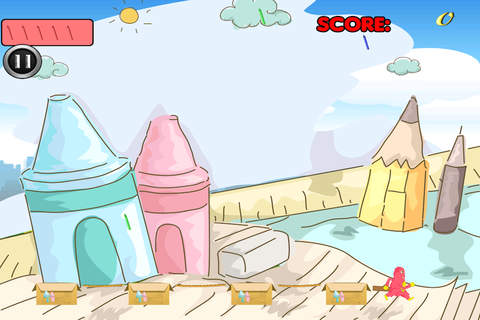 Falling Crayons In The City - A Run And Swing Monster Adventure FULL by The Other Games screenshot 2