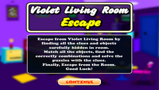 【免費遊戲App】Violet Living Room Escape-APP點子