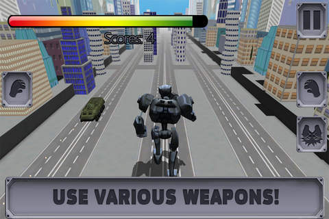 Robot Destruction 3D Deluxe screenshot 3