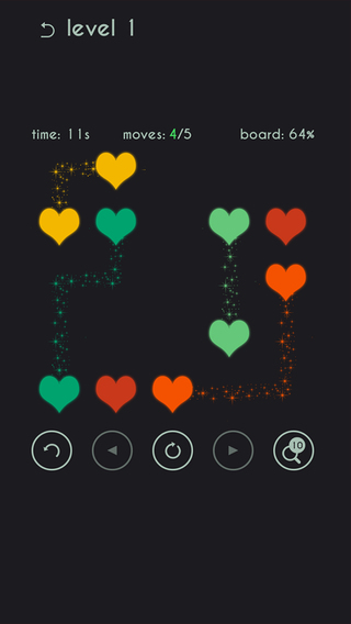 Impossible Flow Free - Heart Link With Over 750 Levels Updating Each Week
