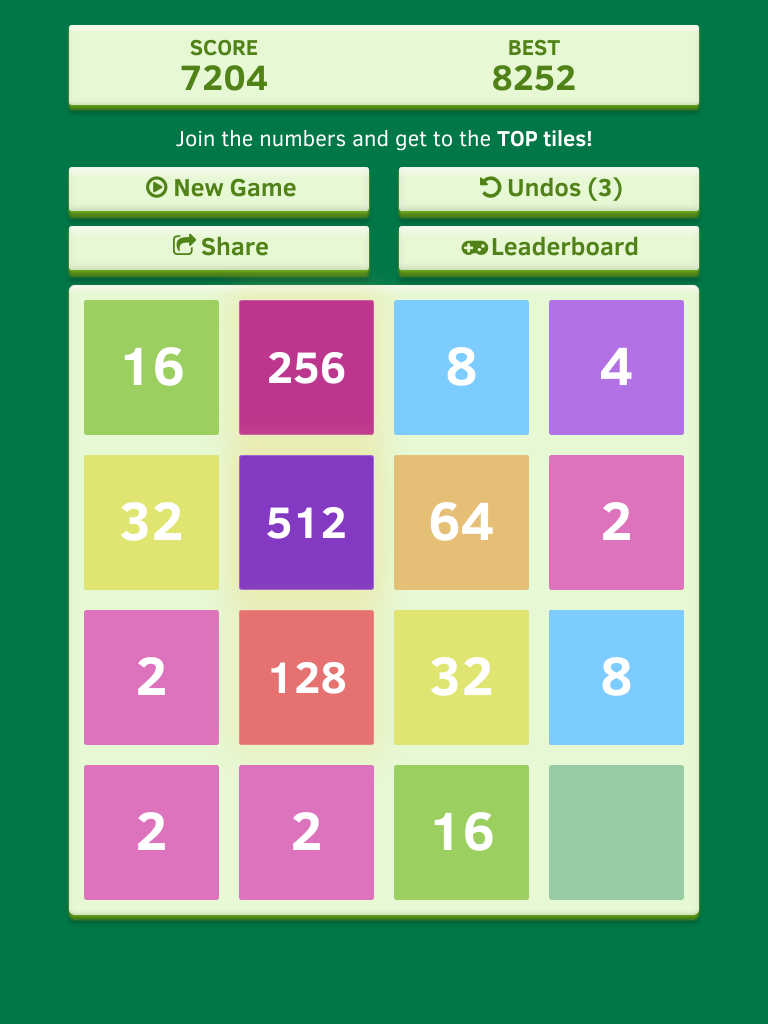 App Shopper Number Tiles Challenge free impossible 2048 game edition