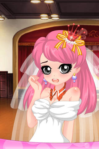 Anime Princess Wedding - cute bride dress up screenshot 2