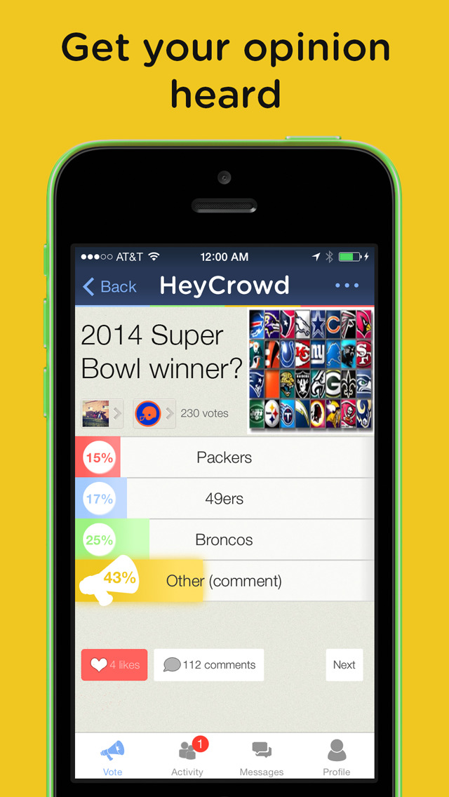 HeyCrowd - quiz game, polls and surveys for free screenshot 3