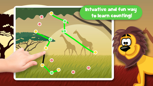 免費下載遊戲APP|Free Kids Puzzle Teach me Tracing & Counting with Wild Animals Cartoon: Draw your own giraffe, zebra, hippo and lion and learn all about the safari app開箱文|APP開箱王