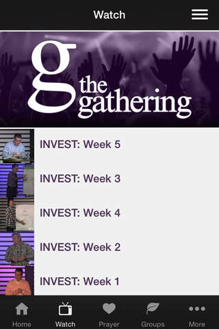The Gathering Church App screenshot 2