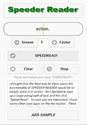 Speeder Reader screenshot 4