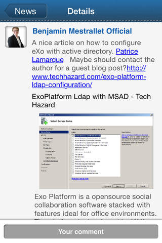eXo screenshot 3