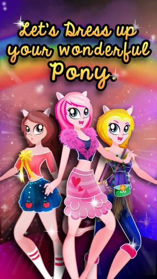 Pony Dress-Up Girls : My Dressing Little Princess Equestria Friend-ship Rock Rainbow