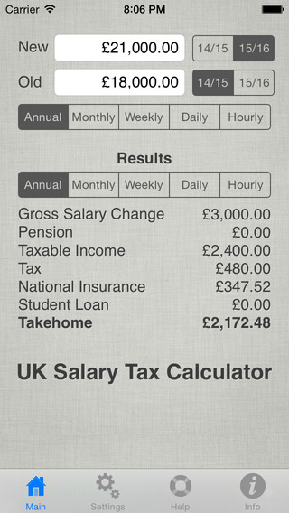 UK Salary Calculator 2015-16