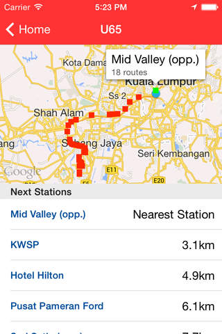 weTravel: RapidKL bus for Kuala Lumpur and Selangor screenshot 2