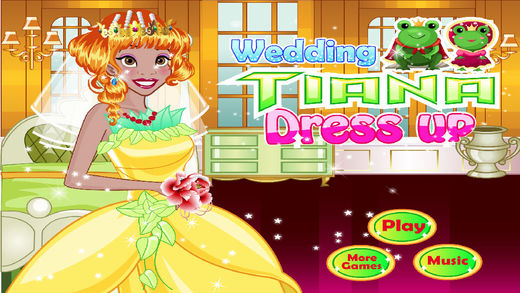 Tiana Wedding Dress Up