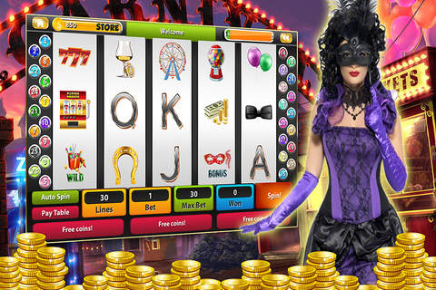 Crazy Carnival Casino Slot Machine - New Exciting Vegas Style Game With Bonuses! screenshot 2