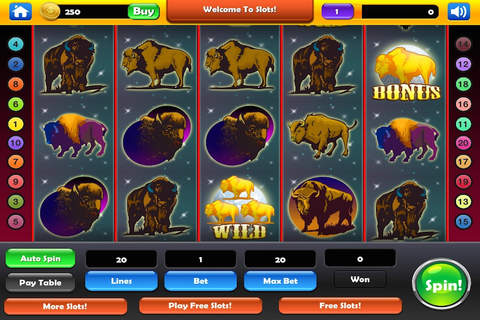 Slots Buffalo Moon - Casino Slots screenshot 4