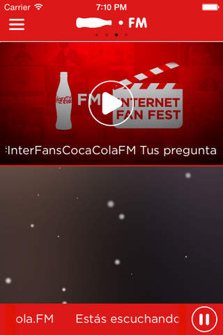 Coca-Cola FM Ecuador screenshot 2