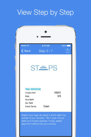 Steps - Create Custom Guides for Notes, Recipes, Tutorials, Diy Tips, Tasks and How To Lists, Free Version screenshot 2