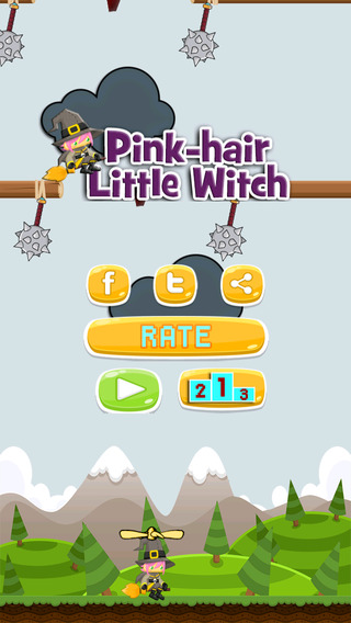 Pink-Hair Little Witch