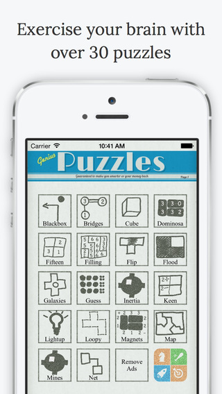 【免費遊戲App】Genius Puzzles-APP點子