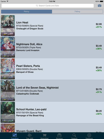 【免費遊戲App】Card Prices: Cardfight!! Vanguard Edition-APP點子