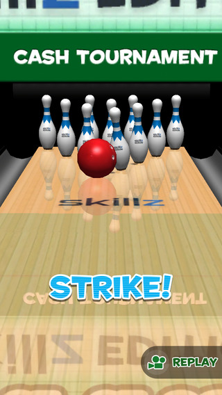 【免費遊戲App】Strike! Real Money Bowling-APP點子